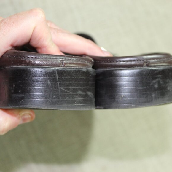 Aerosoles Size 8.5 Brown Slide On Mule Loafers - Picture 5 of 6